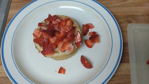 Vegan Strawberry Waffles: Day Two