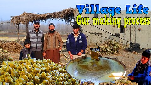 JAGGERY MAKING _ Gurr making _ Village Life in Pakistan