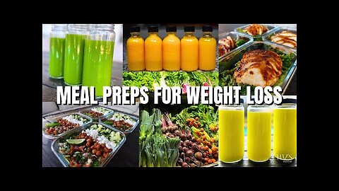 MEAL PREP FOR WEIGHT LOSS | KETO FRIENDLY MEAL IDEAS | DETOX JUICE FOR WEIGHT LOSS
