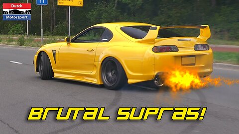 Brutal Supra Compilation 2022! - Huge flames, 2 step, antilag