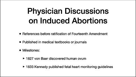 Physician Discussions on Induced Abortions in the 19th Century