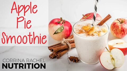 Apple Pie Smoothie Recipe ♥ Guilt-Free, Low Glycemic & Hunger-Satisfying Healthy Breakfast Tips
