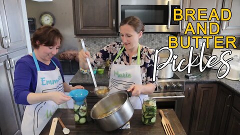 Bread and Butter Pickles Canning Recipe and Tutorial