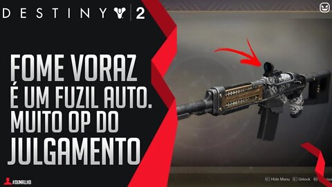 FOME VORAZ Dessa vez não teve Misericórdia Destiny 2 #Dumallhd