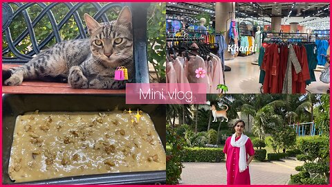 Day out at the park | Shopping and baking | Mini Vlog