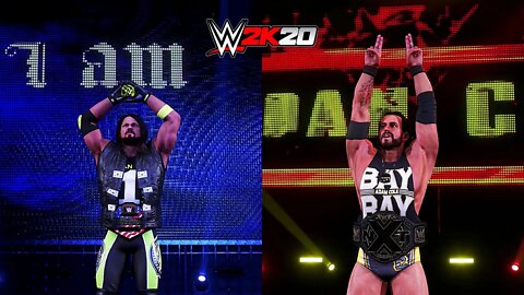 WWE NXT (2020) - A.J. Styles Vs Adam Cole - WWE 2K20 - PC Gameplay - Full HD @ 1080p