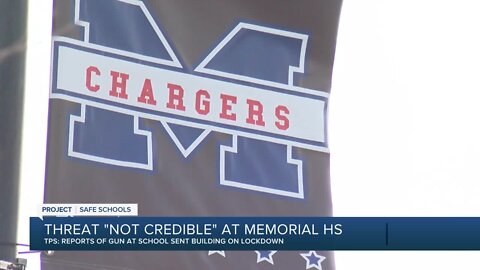 Threat "Not Credible" at Memorial HS