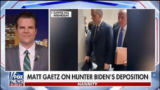 Rep Matt Gaetz: This Is Very Revealing About Hunter Biden's Testimony