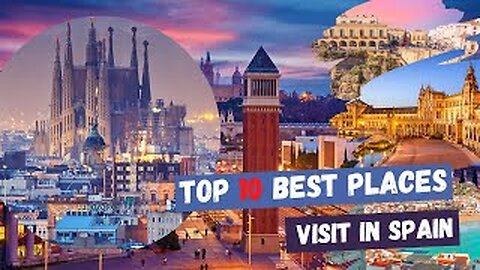 The Most Beautiful Places Tourist Destination to Visit in Spain #travel #travelvlog #spain