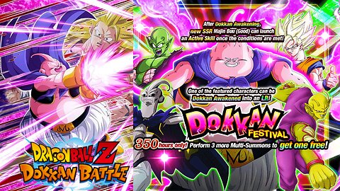 DBZ Dokkan Battle: Dokkan Fest Majin Buu (Good) Banner Summons