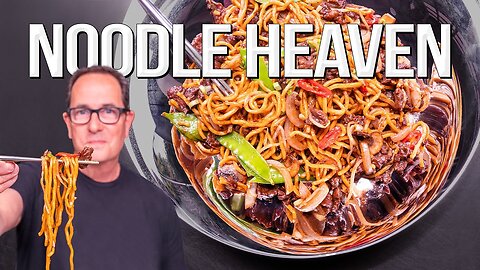 SO EASY AND SO DELICIOUS THESE CHINESE NOODLES MUST BE MADE FOR DINNER! | SAM THE COOKING GUY