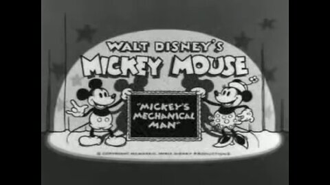 "Mickey's Mechanical Man" (1933 Original Black & White Cartoon)
