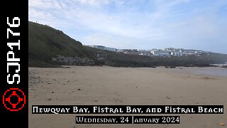 Newquay Bay, Fistral Bay, and Fistral Beach (Wednesday, 24 January 2024) | Meaningless Ventures Outside