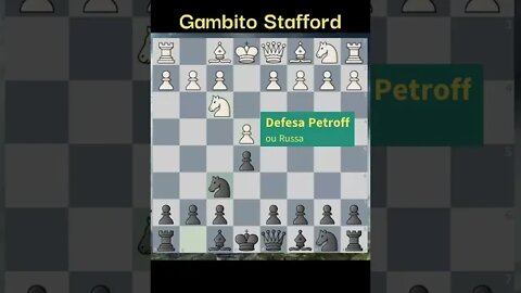 DE TIRAR O FÔLEGO GAMBITO STAFFORD XEQUE MATE EM 15 LANCES