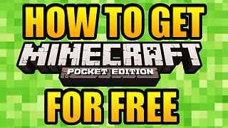 Download Minecraft Pocket Edition FREE EASY TUTORIAL to Get Minecraft PE for FREE!