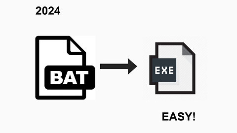 HOW TO CONVERT BAT FILES TO EXE WITH ICONS FOR FREE IN 2024