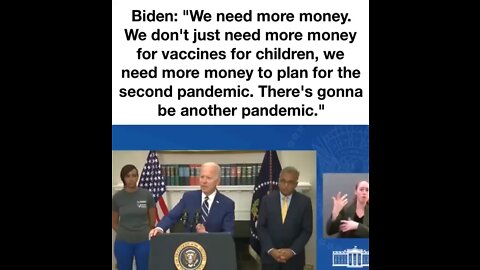 Biden predicts another PLANDEMIC