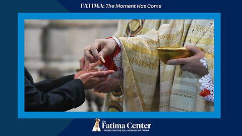 Hands on the Eucharist = a sin? | Q&A FATIMA: The Moment Has Come