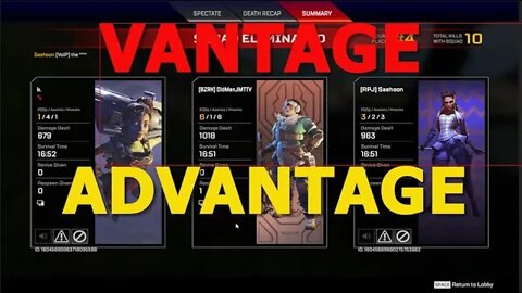 The VANTAGE Advantage Volt is good too #apex #apexlegends #OldManJM #apexlegendsmoments