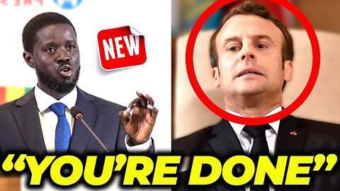 France Shocked By Viral Speech Of Senegal's New President