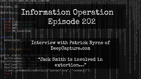 Patrick Byrne Reveals Alleged Trump Prosecutor Jack Smith Extortion Racket 12/10/23