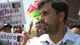 Cleveland residents hold rally supporting Afghan community