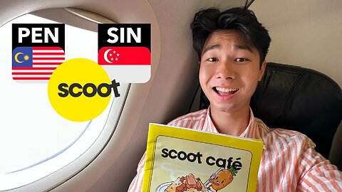 $15 Scoot Flight 😱 A320 Penang to Singapore