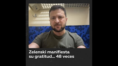 Zelenski agradece 48 veces tras la cumbre de la OTAN