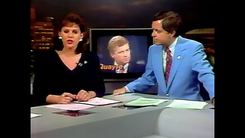 August 22, 1988 - WISH Newscast/Dan Quayle Addresses VFW