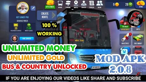 Bus Simulator Ultimate 2.0.8 Mod Apk Unlimited Money & Gold 1000% Working New Update & Features.