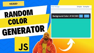 Create a Random Color Generator with JavaScript