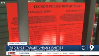 Tucson Police target unruly parties with 'Red Tags'