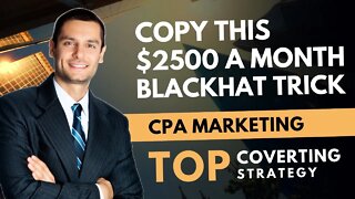 Copy This, Earn $2,500Month With CPA Marketing