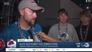 Super fans started gathering in 4 a.m. hour for Avalanche parade in downtown Denver