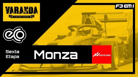 6ª Etapa Campeonato F3 EM 1 - MONZA (ECO e-Sports Club)