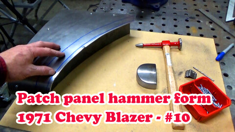 Finishing the hammer form to create a patch panel from scratch bdp#10