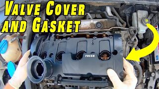 Valve Cover and Valve Cover Gasket Replacement ~ MK5 GTI