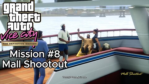 GTA Vice City Definitive Edition - Mission #8 - Mall Shootout [No Commentary]