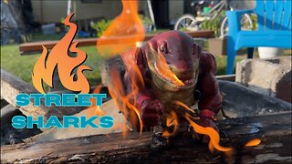 Street Sharks Big Slammu Melts! Jawsome! | Setting Things On Fire