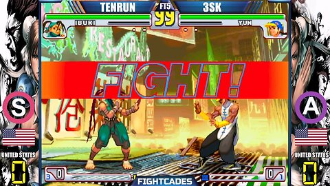 sfiii3nr1 - 🇺🇸 TenRUN FT5 🇺🇸 3SK #sfiii3nr1 #gameplay #gaming #combos #tenrun #fightcade2 #ibuki