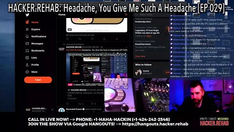 HACKER.REHAB: Headache, You Give Me Such A Headache [EP 029]