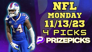 #PRIZEPICKS | BEST PICKS FOR WEEK 10 #NFL MONDAY | 11/13/2023 | PROP BETS | #BESTBETS | #FOOTBALL
