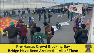 Pro-Hamas Crowd Blocking Bay Bridge Have Been Arrested — All of Them