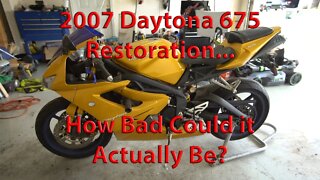 First Glance: 2007 Daytona 675 Restoration