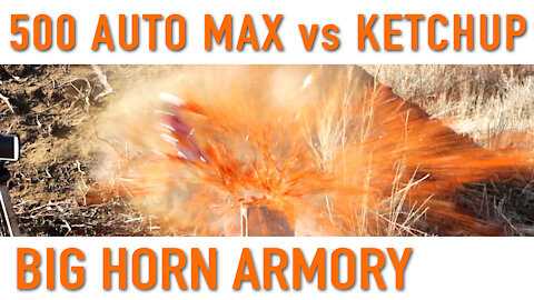 500 Auto Max vs Ketchup – Big Horn Armory