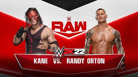 WWE 2K22: Kane Vs. Randy Orton - WWE Raw - Epic Gameplay!