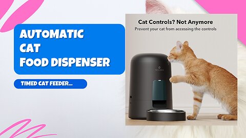 Automatic Cat Food Dispenser