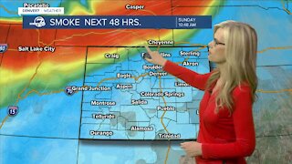 Smoke forecast for this weekend