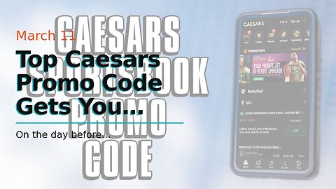 Top Caesars Promo Code Gets You $1,250 for NCAA Conference Finals