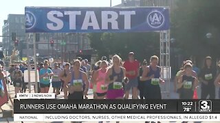 Runners take off through the city Sunday for Omaha Marathon